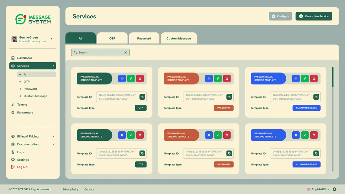 Messaging Platform - Services